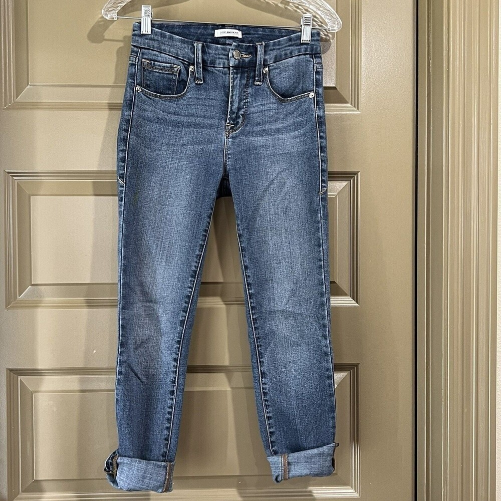 GOOD AMERICAN Good Waist High Rise Skinny Blue Jeans Pants Women’s